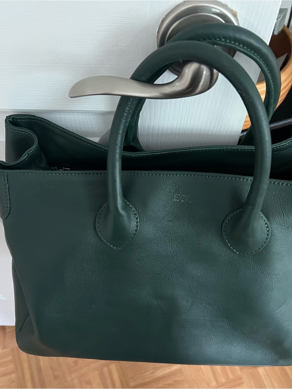 Mark & Graham Elisabetta Slouch Satchel with Tassel Keychain - Picture 2 of 7